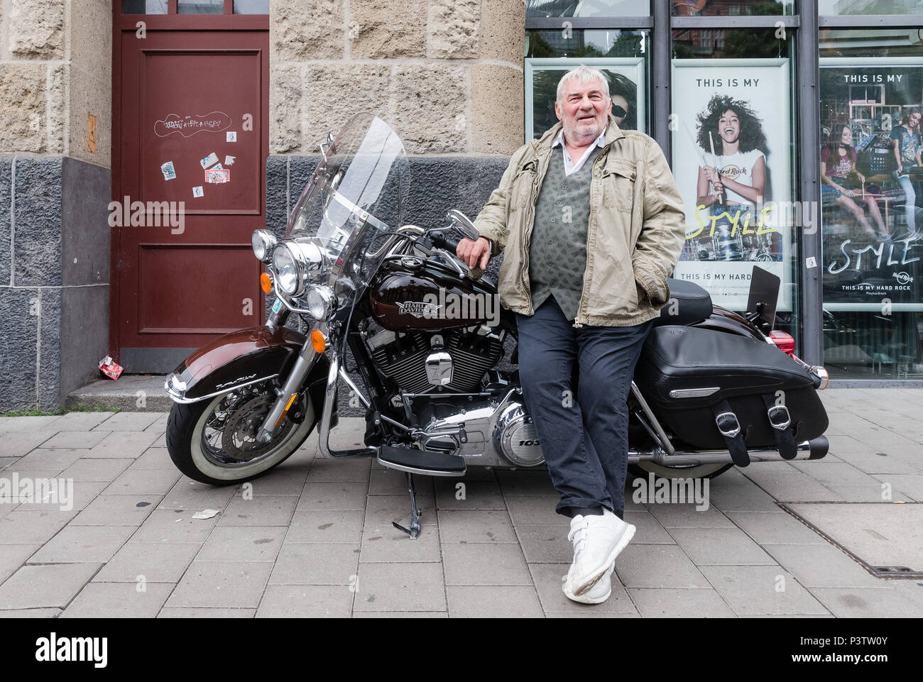 Hamburg, Germany: Heinz Hoenig, actor 