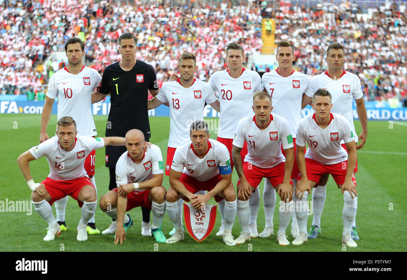 Poland Team Group Poland V Senegal Poland V Senegal 18 Fifa World Cup Russia 19 June 18 Gbc51 18 Fifa World Cup Russia Spartak Stadium Moscow Strictly Editorial Use Only If The