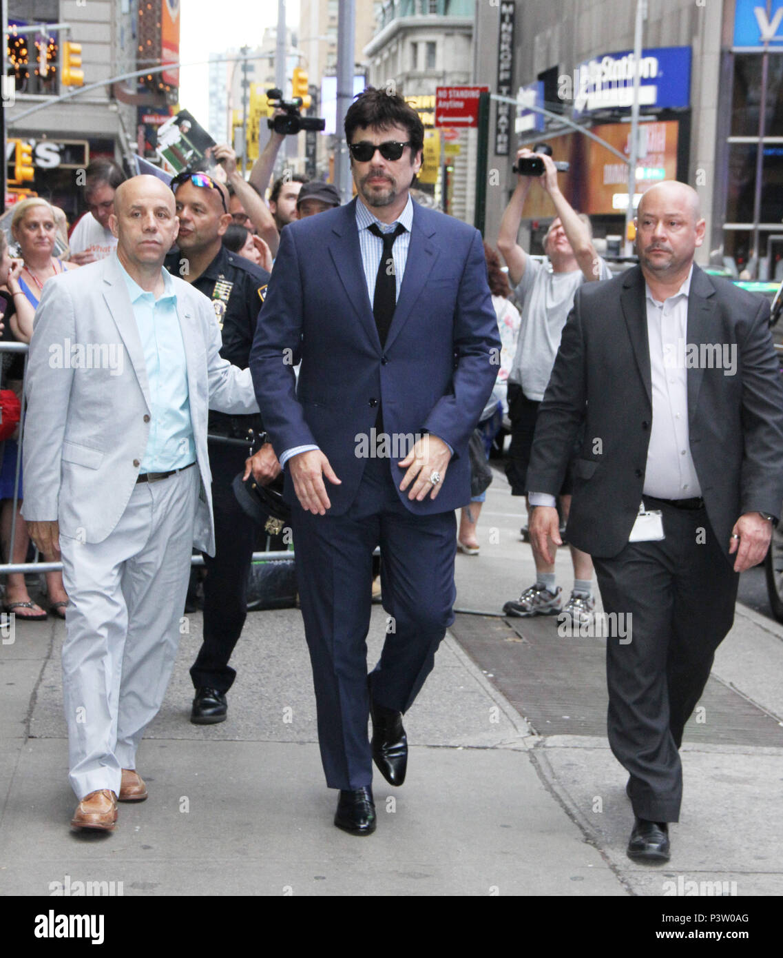 NEW YORK, NY June 19, 2018:Benicio Del Toro at Good Morning America to talk about about new movie Sicario: Day of the Soldado in New York. June 19, 2018 Credit:RW/MediaPunch Stock Photo
