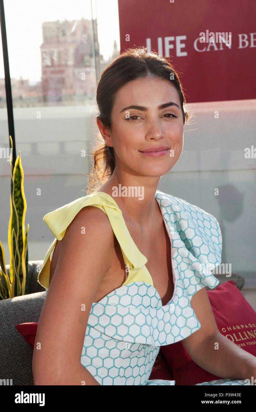 The Peruvian model Sassa de Osma, wife of Christian de Hannover, at the