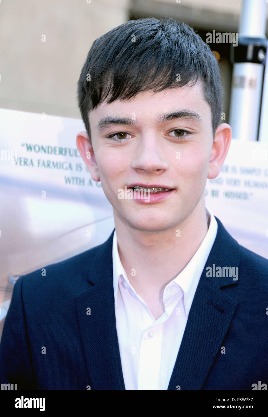 Los Angeles, USA. 19th Jun, 2018. Actor Lewis MacDougall attends the