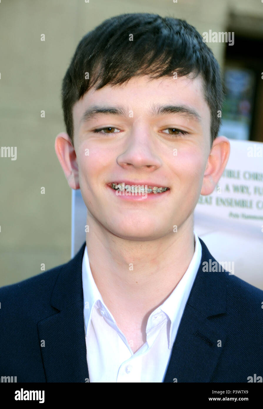 Los Angeles, USA. 19th Jun, 2018. Actor Lewis MacDougall attends the
