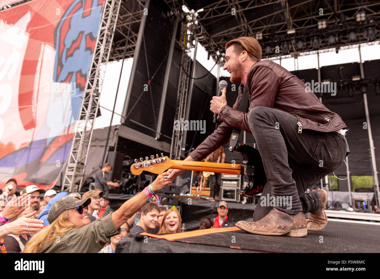 Oshkosh, Wisconsin, USA. 19th June, 2018. BRANDON LANCASTER of Lanco
