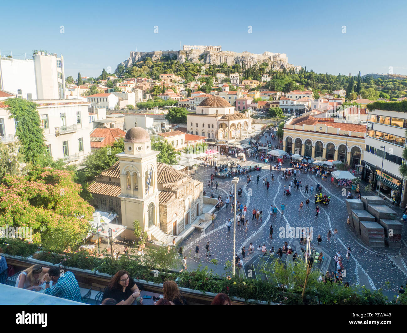 Cafe rooftop monastiraki hires stock photography and images Alamy