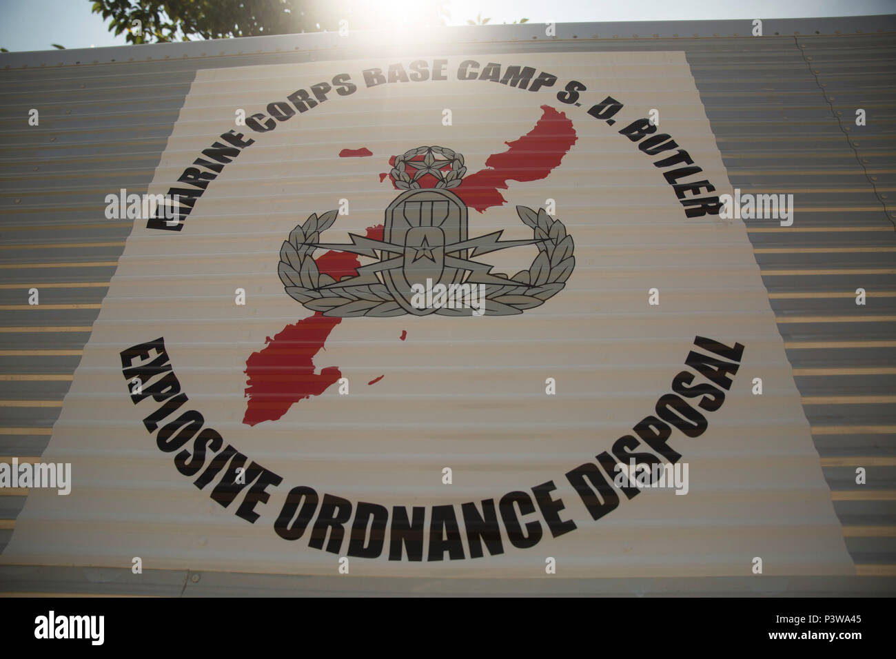 An Explosive Ordnance Disposal Truck Stands On A Range During Standoff Munitions Disruption Training July 28 Aboard Camp Schwab Okinawa Japan The Training Ensured Explosive Ordnance Disposal Technicians Were Proficient In The