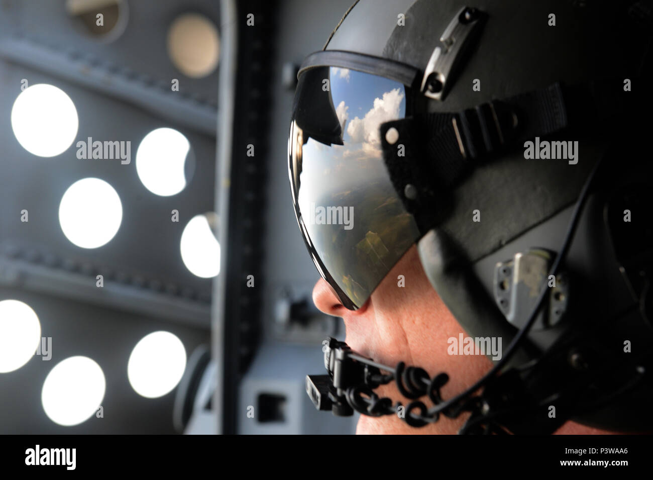 U.S. Air Force Staff Sgt. Scott Reddy, 8th Airlift Squadron loadmaster ...