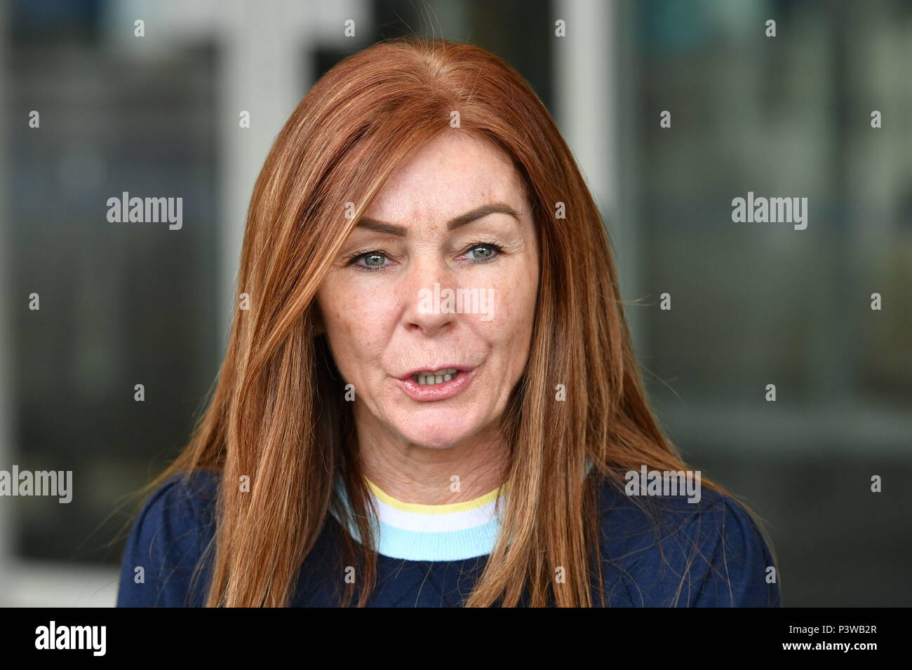 Charlotte Caldwell, mother of 12-year-old Billy Caldwell, speaks ...