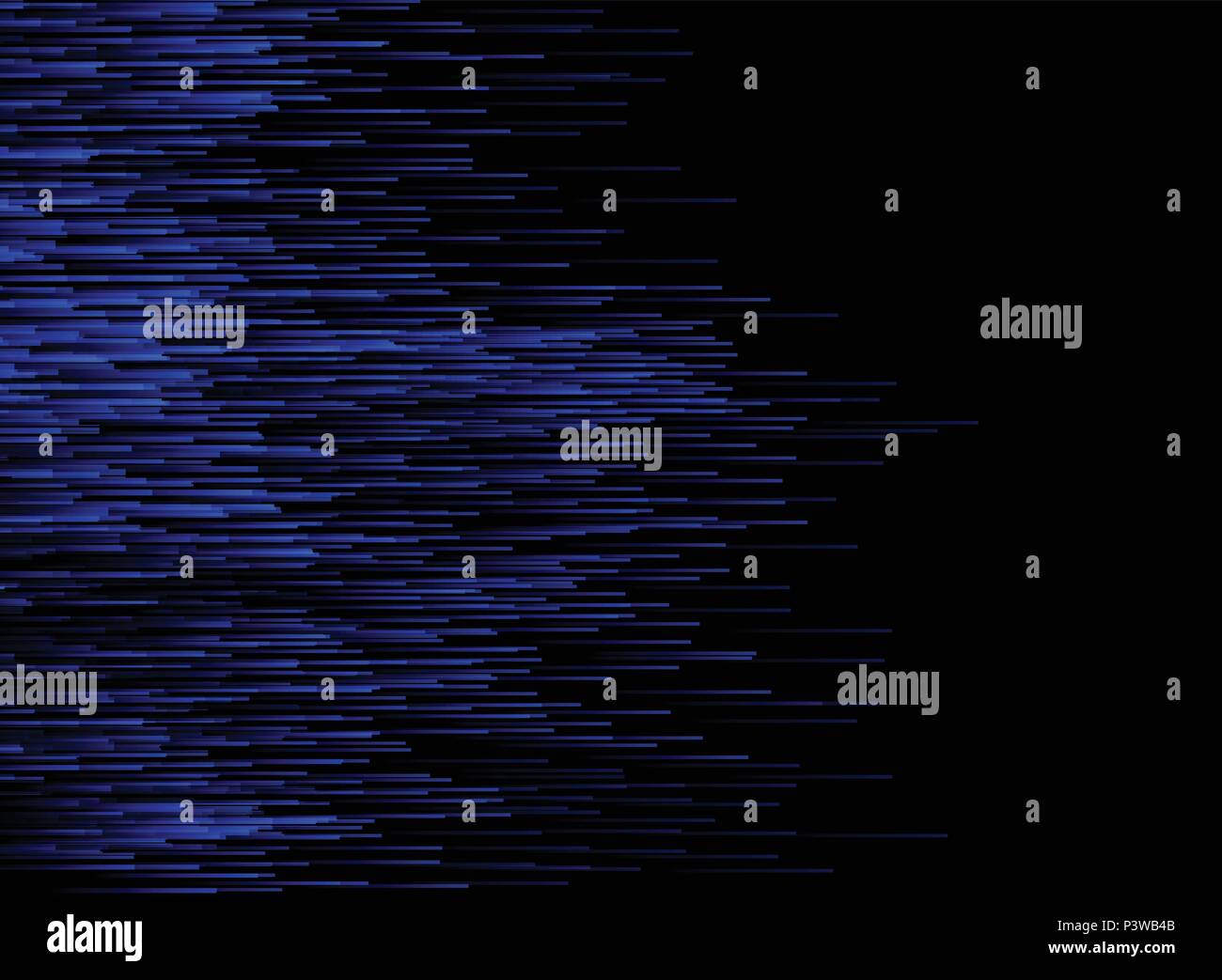 Abstract technology data conection speed blue lines on dark background ...