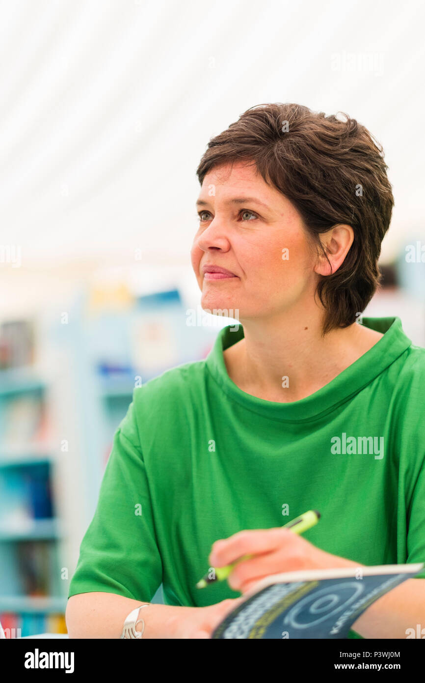 Kate Raworth, English economist, author of 'Doughnut Economics working for the of Oxford. She is known for her work on the 'donut economy', which she understands as an economic model