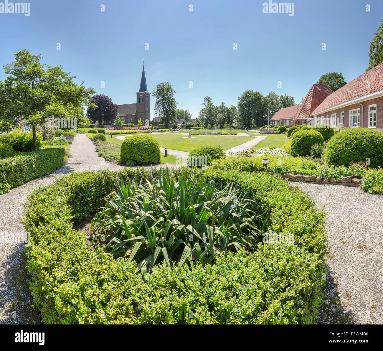The garden of Welgelegen estate Stock Photo Alamy