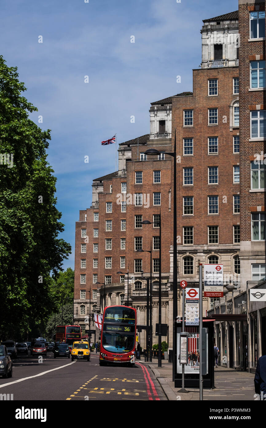 Grosvenor House hotel, Park Lane, London, England, U.K. Stock Photo
