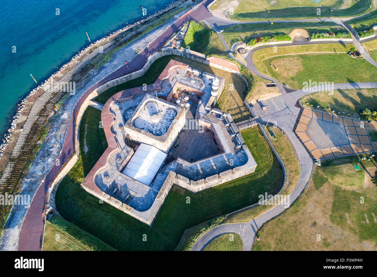 Southsea Castle, Portsmouth, England. Stock Photo