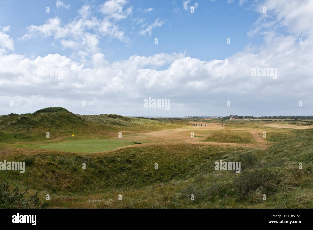 6th hole of Royal Troon Golfclub, Troon, United Kingdom Stock Photo