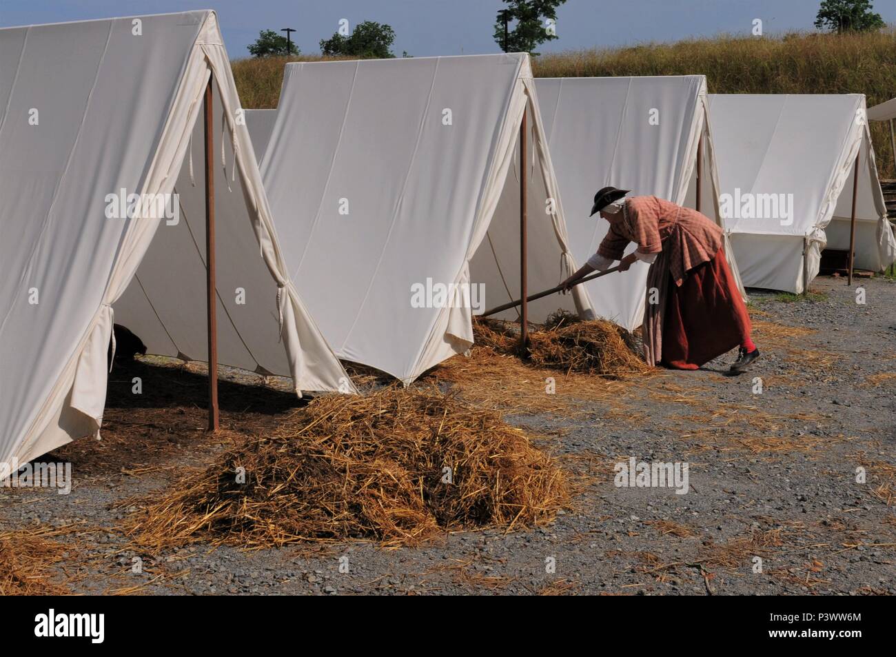 American military encampment at Yorktown Virginia during the American