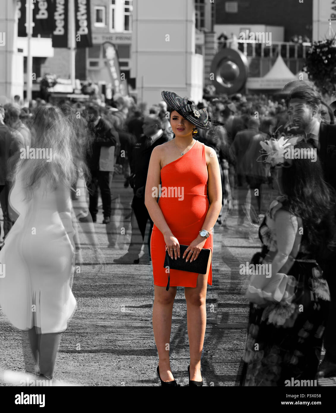 Orange Dress Hat