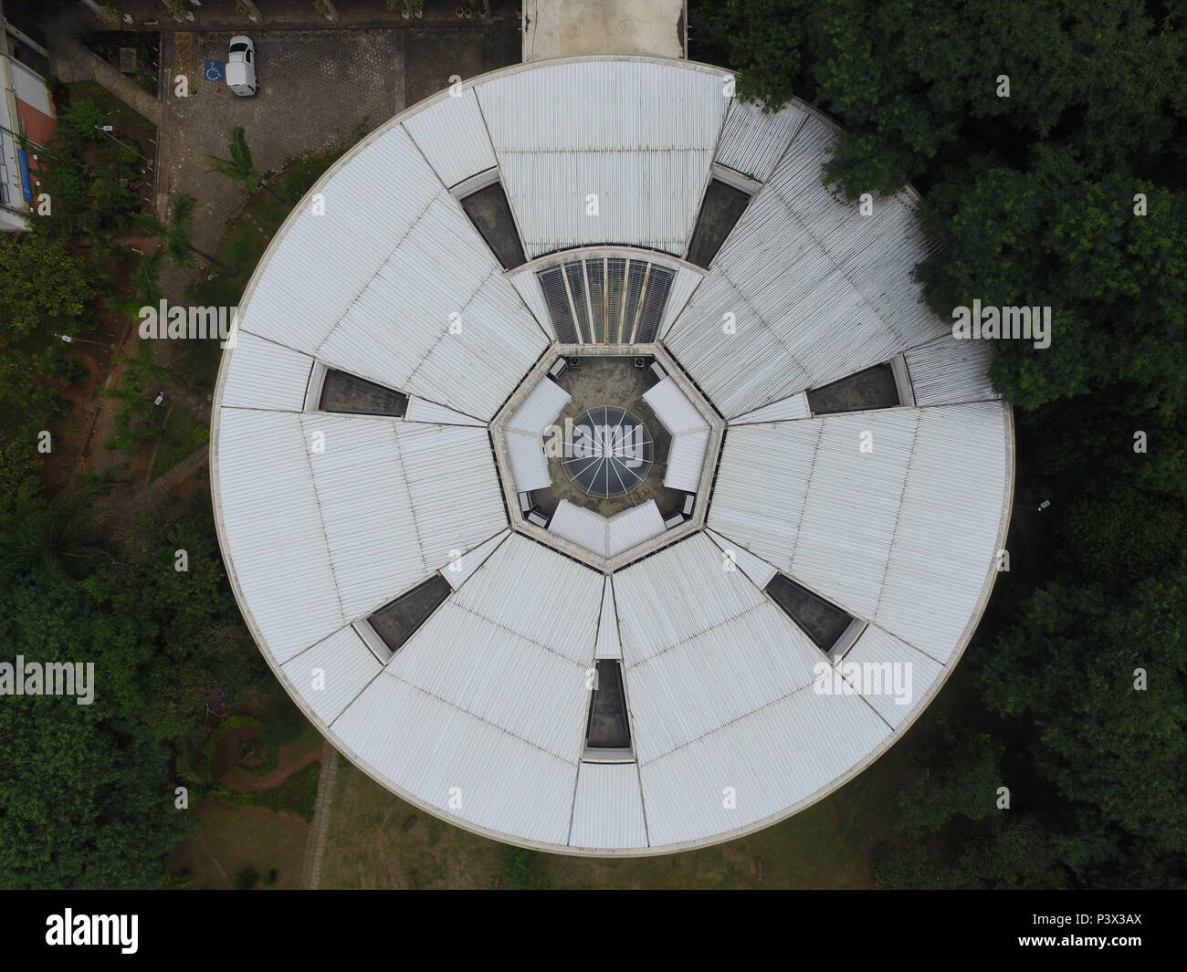 Imagem aérea do prédio da Poli, na USP, a 30 metros de altura Stock Photo -  Alamy