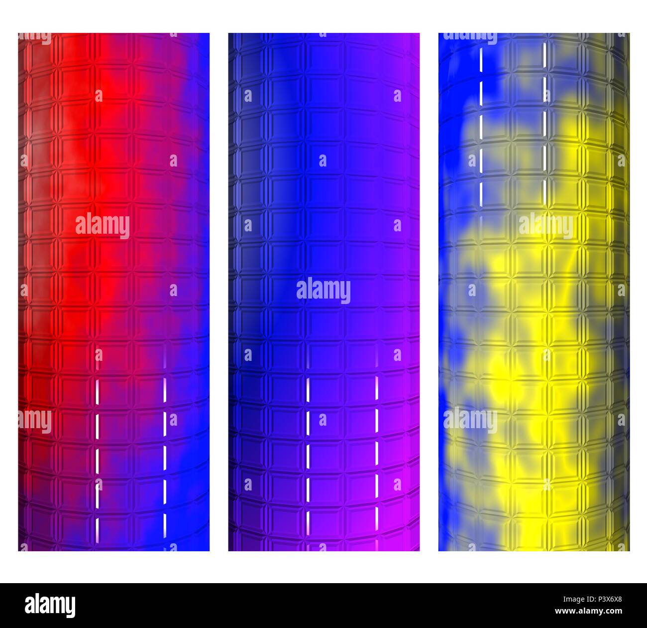 Web banner set social hi res stock photography and images Alamy