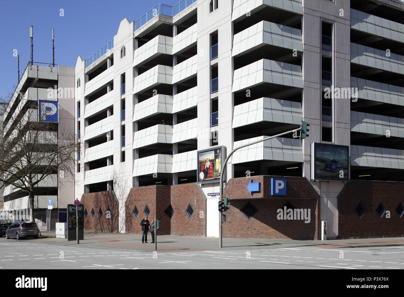 Hamburg, Germany, parking garage in HamburgMitte Stock Photo Alamy