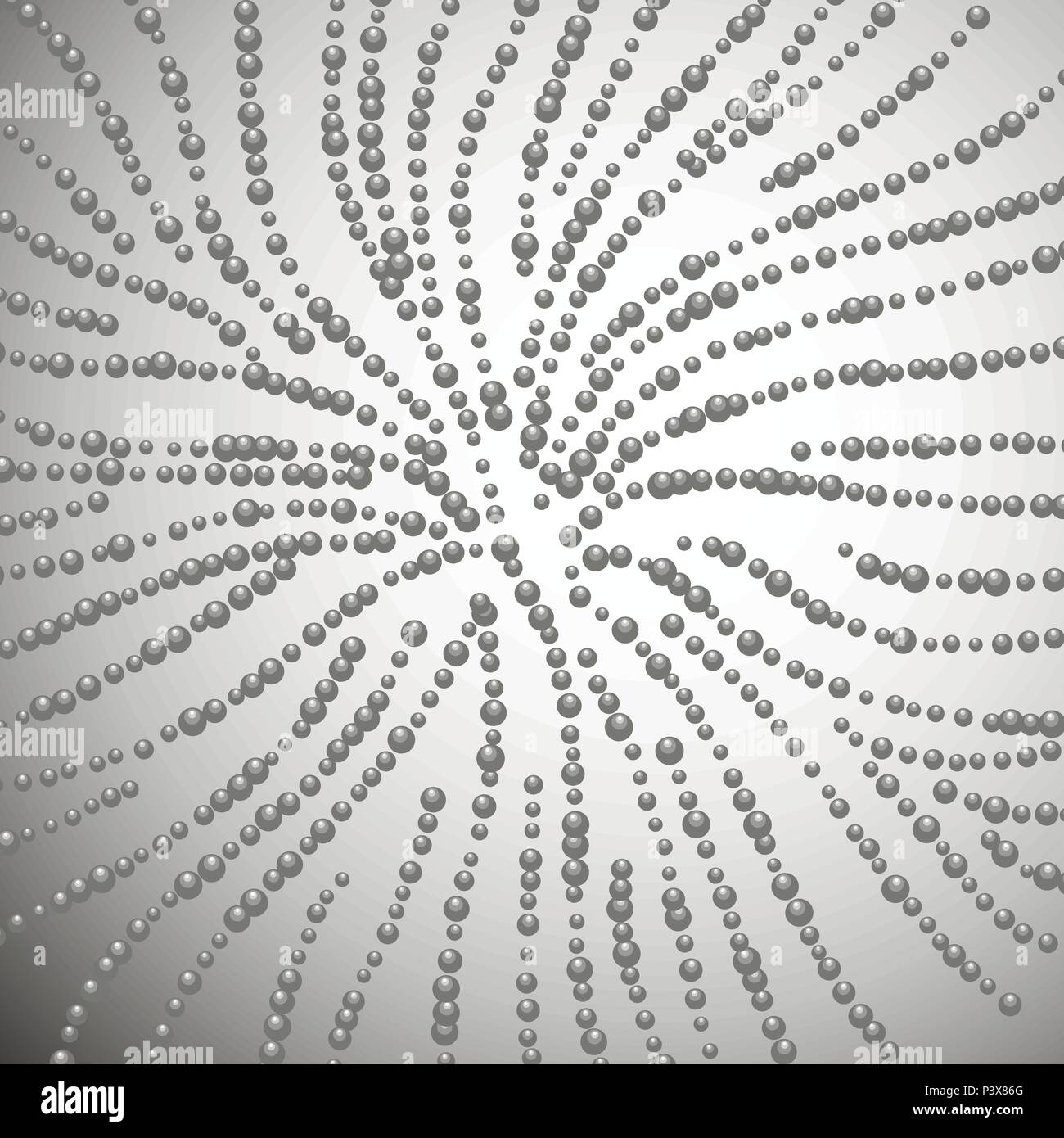 Abstract dotted background. Trendy vector template design. Stock Vector