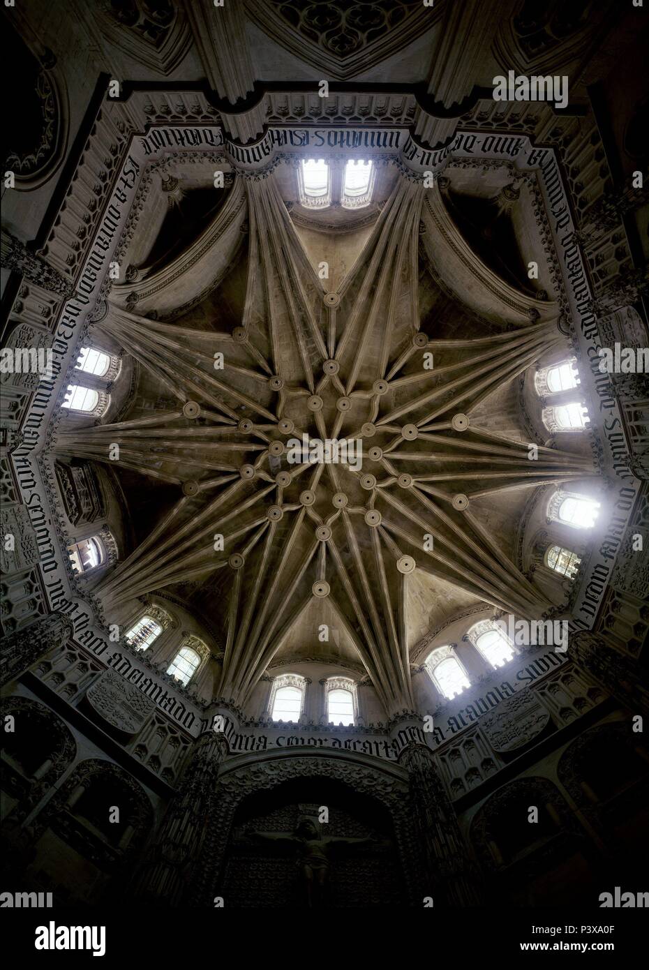 Cupula De La Capilla De Los Velez Siglo Xv Location Catedral Interior Spain Stock Photo Alamy