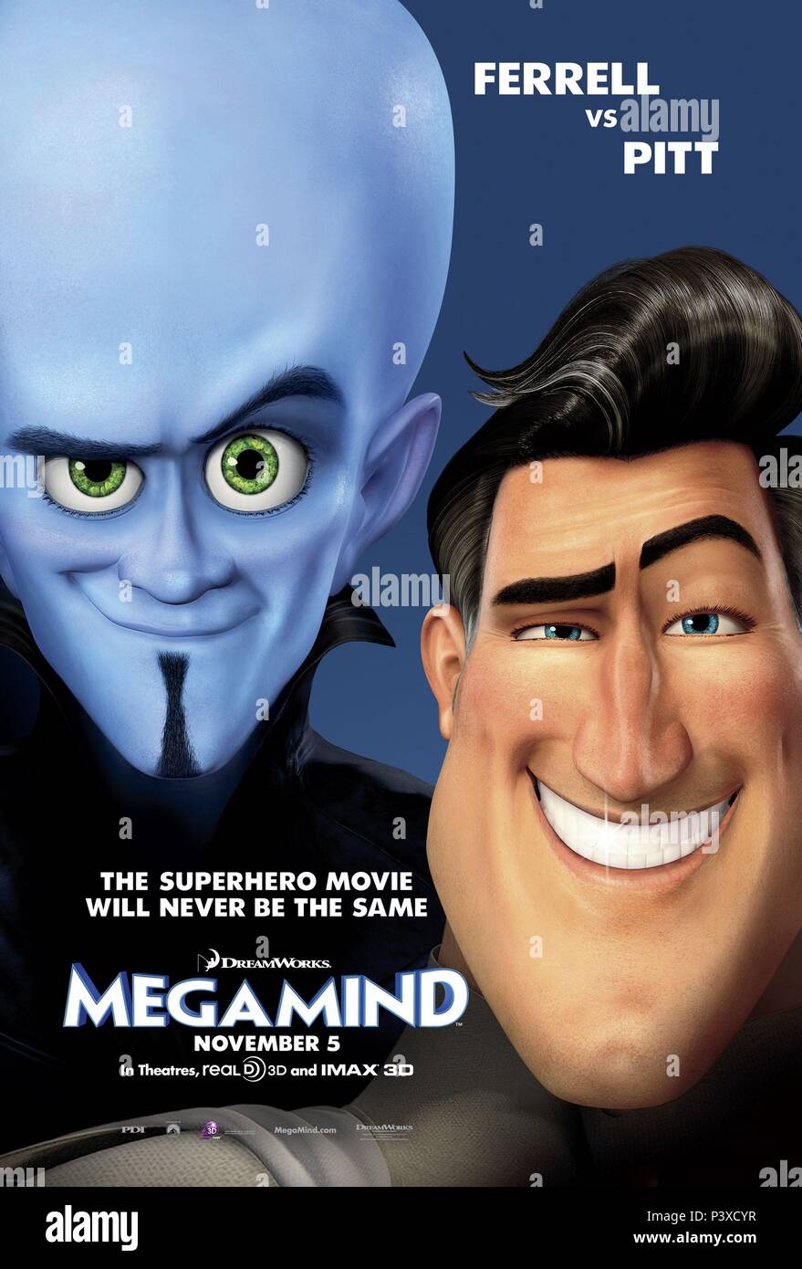 Original Film Title: MEGAMIND.  English Title: MEGAMIND.  Film Director: TOM MCGRATH.  Year: 2010. Credit: DREAMWORKS / Album Stock Photo