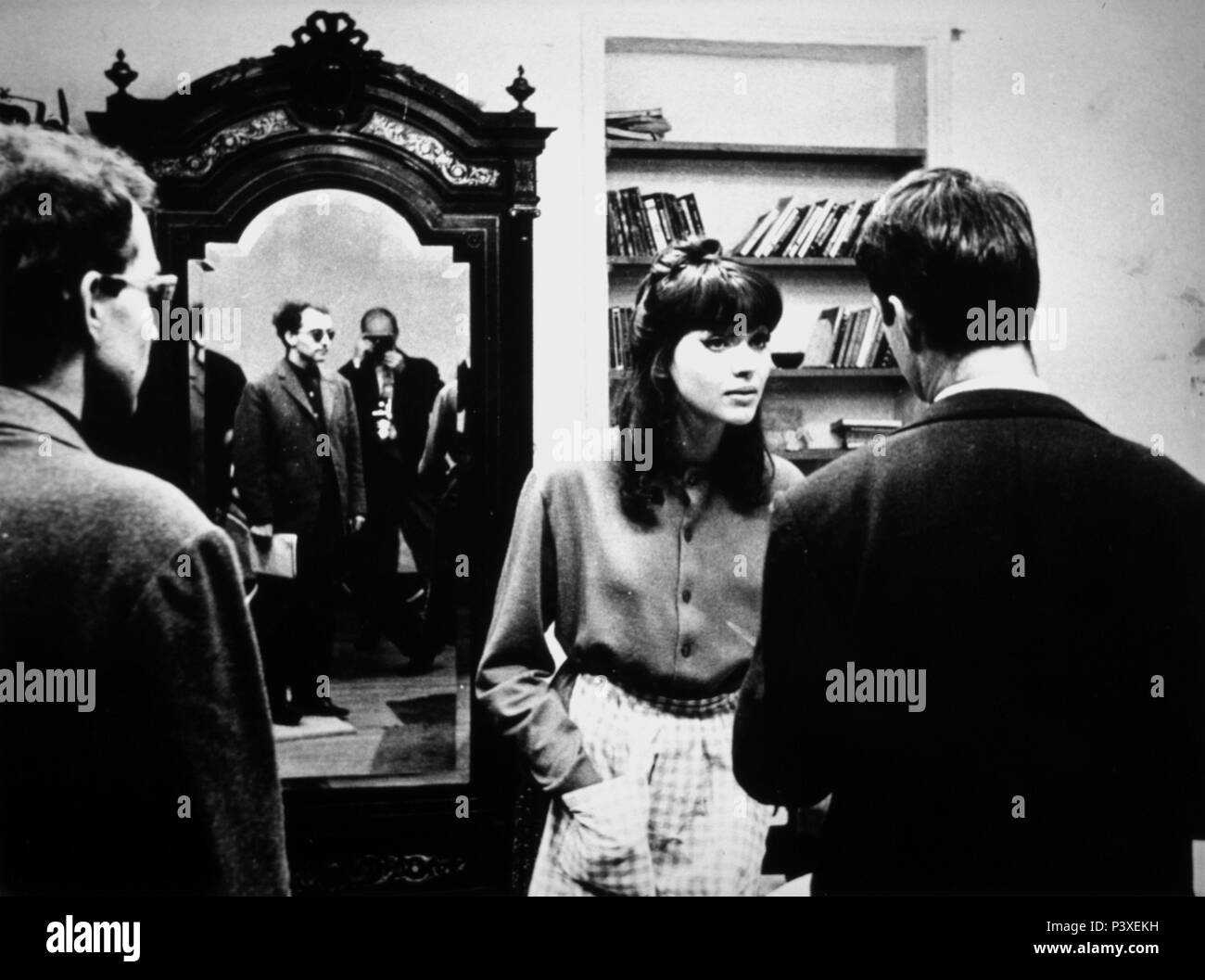 Original Film Title: VIVRE SA VIE: FILM EN DOUZE TABLEAUX. English Title:  MY LIFE TO LIVE. Film Director: JEAN-LUC GODARD. Year: 1962. Stars: JEAN-LUC  GODARD; ANNA KARINA. Credit: PATHE CINEMA / Album