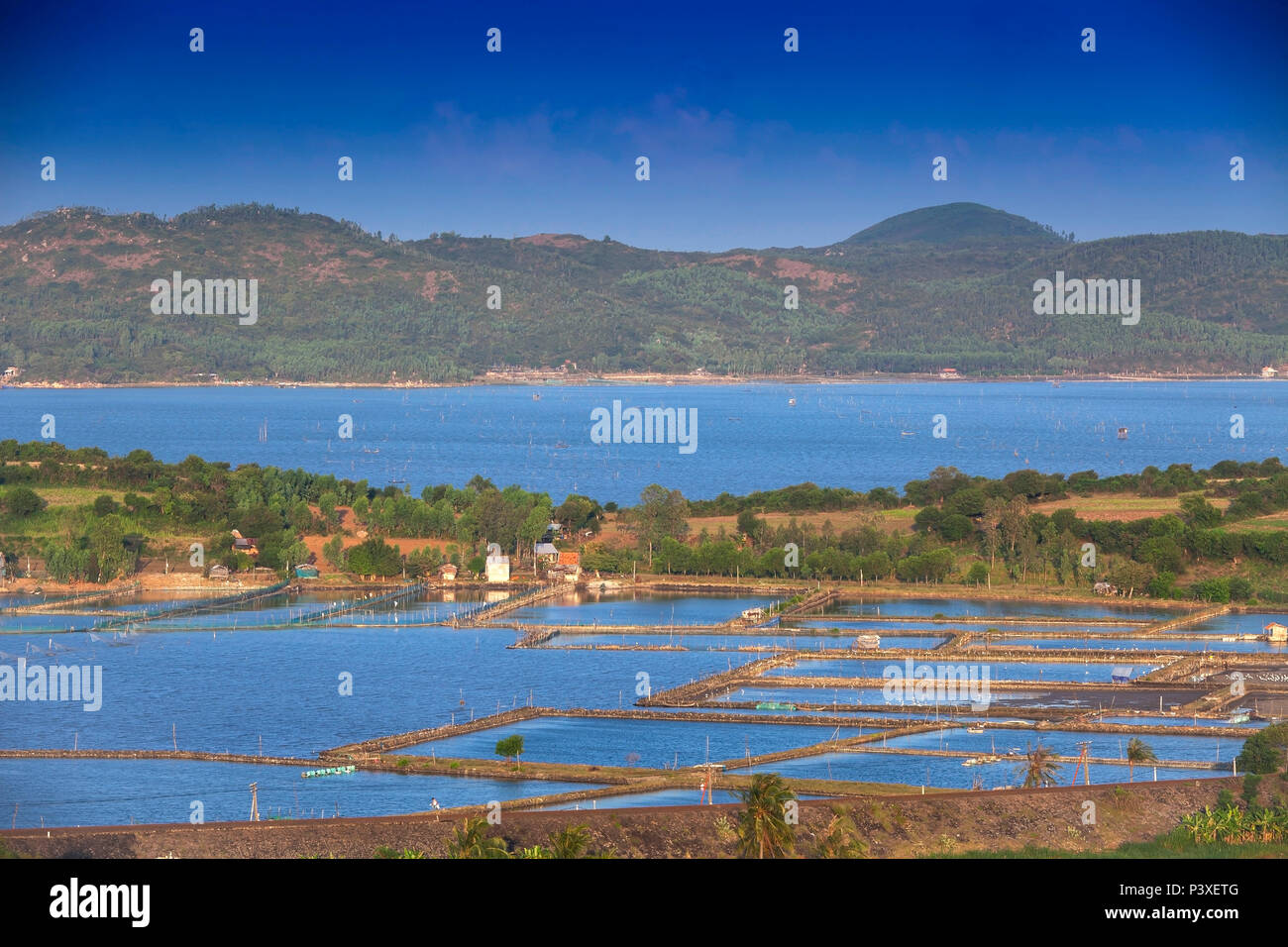 Landschaft bei  Tuy Hoa, Ganh Dia ,Provinz Phu Yen, Vietnam, Asien Stock Photo