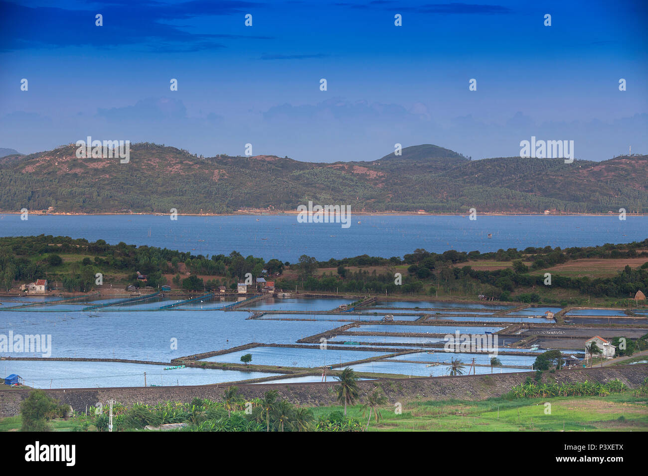 Landschaft bei  Tuy Hoa, Ganh Dia ,Provinz Phu Yen, Vietnam, Asien Stock Photo