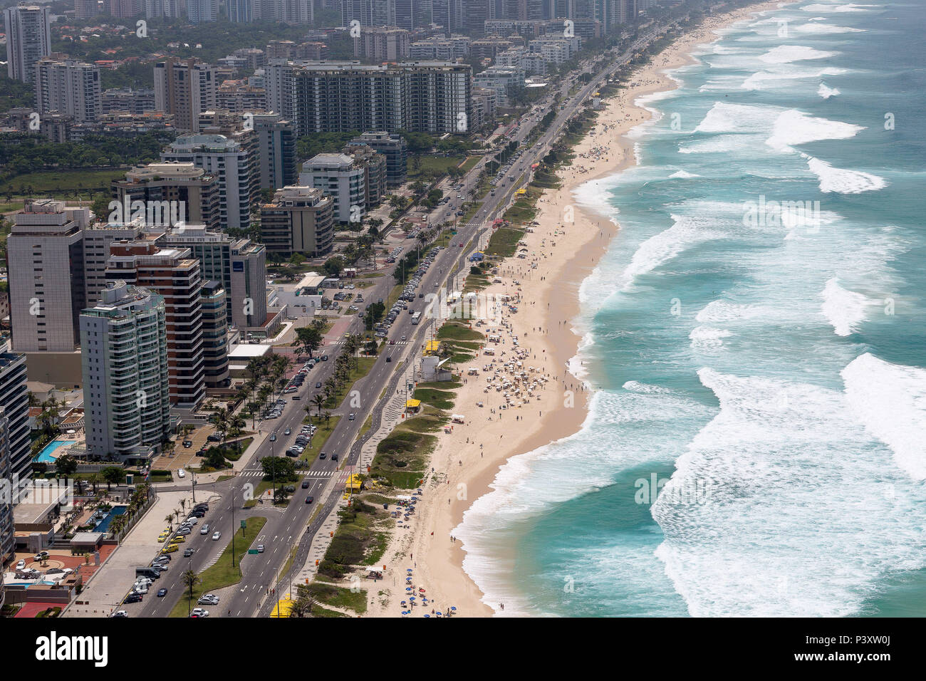 Vista aérea da Barra da Tijuca, no Rio de Janeiro Stock Photo - Alamy
