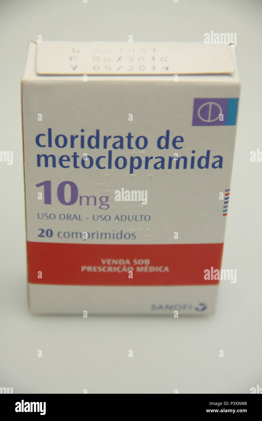 Medicamento cloridrato de metoclopramida, conhecido como Plasil Stock ...
