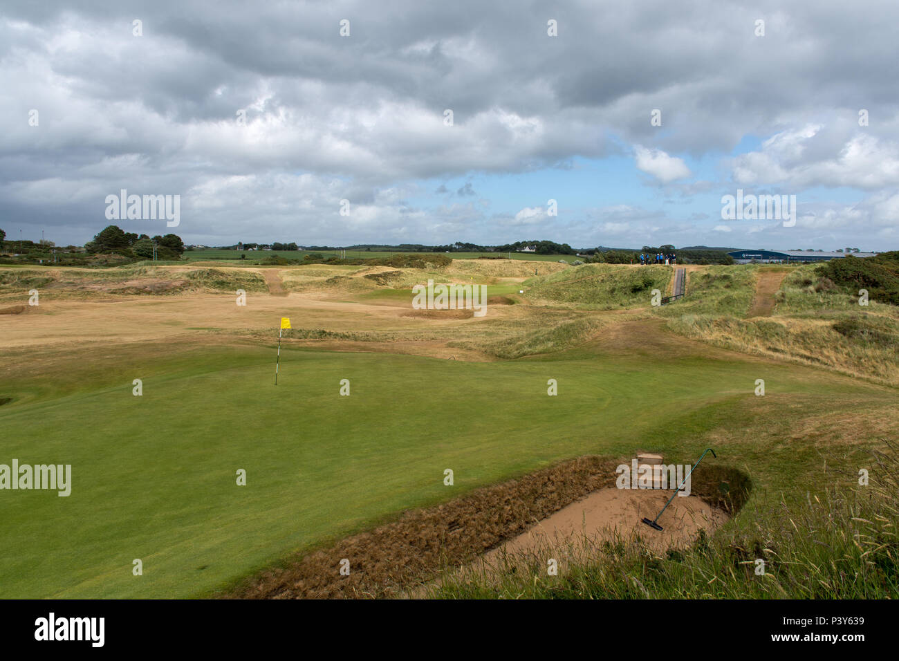 Famous 8th hole of Royal Troon Golfclub, Troon, United Kingdom Stock Photo