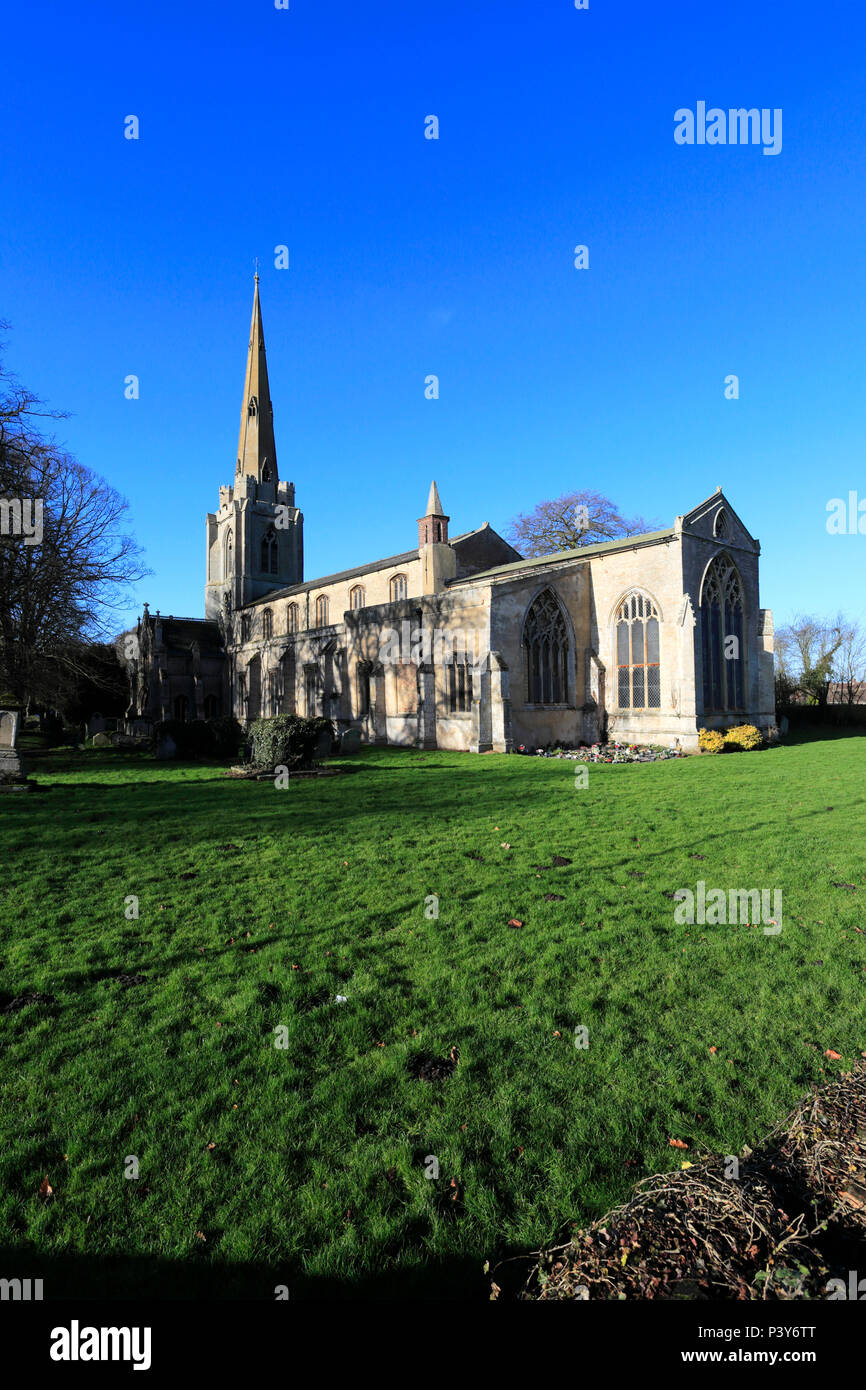 St Leonards Church, Leverington village, Cambridgeshire, England, UK