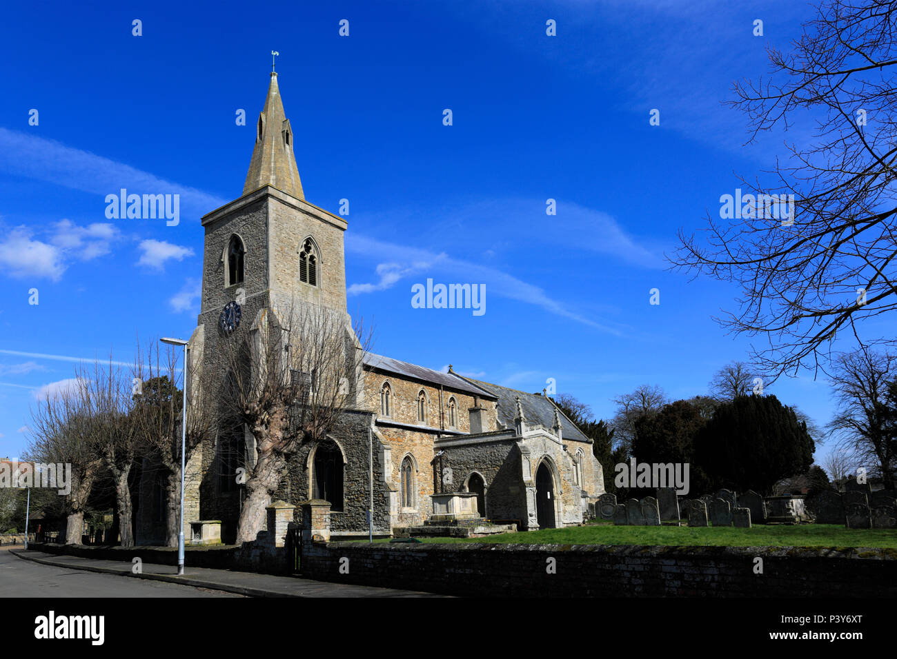 St Marys church, Doddington village, Cambridgeshire, England, UK Stock