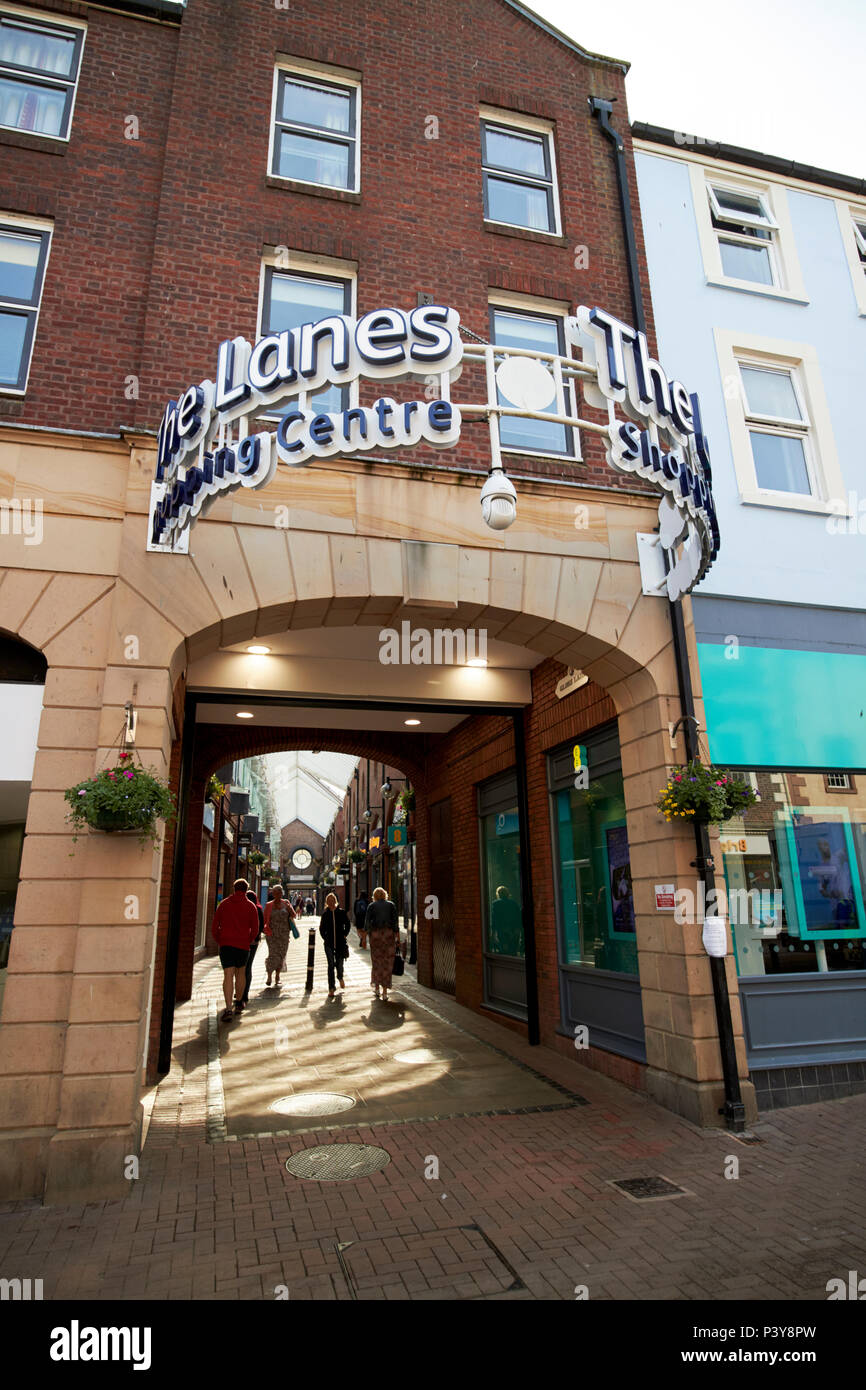 The lanes shopping centre in Carlisle Cumbria England UK Stock Photo