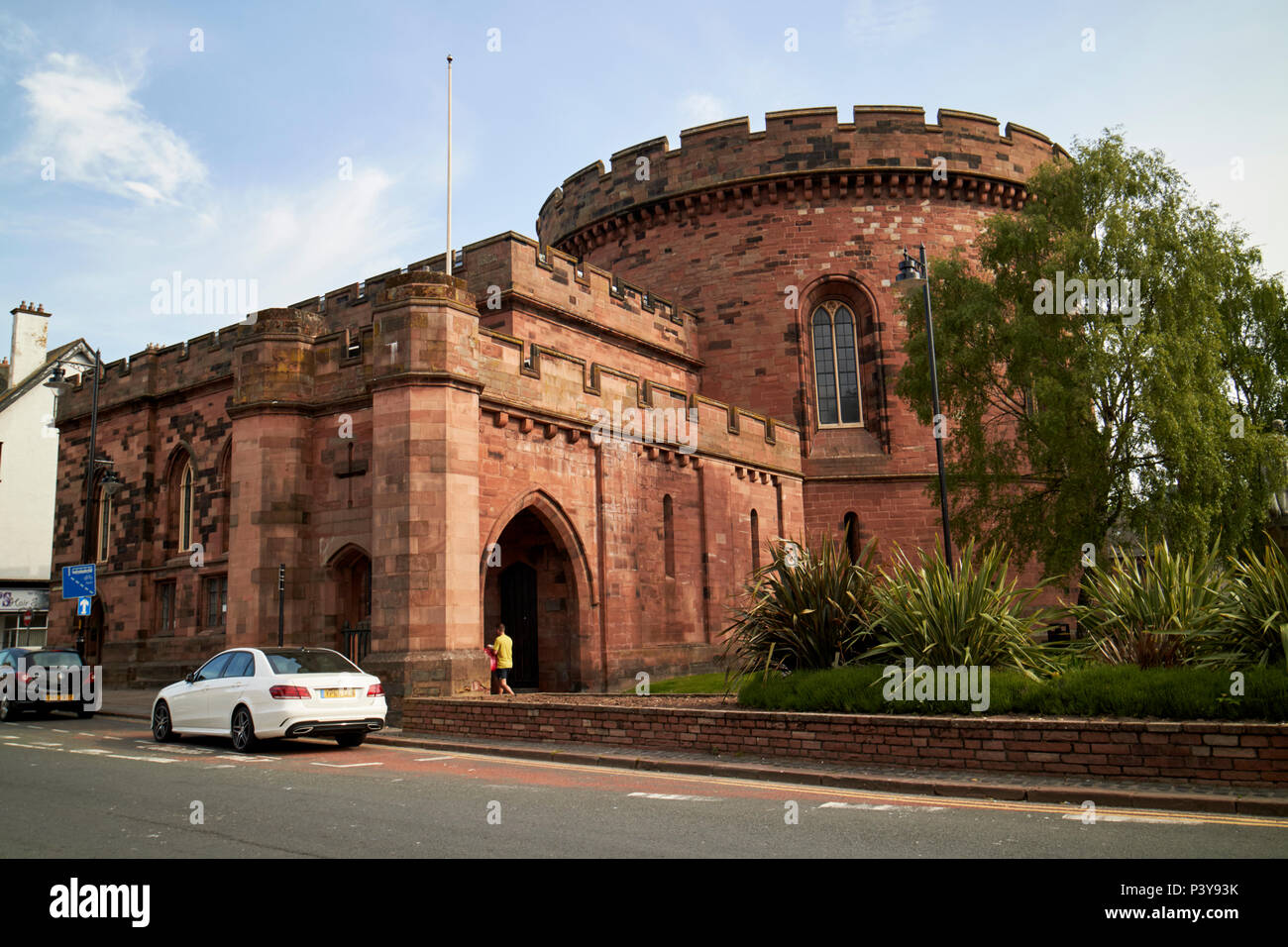 Nisi prius courthouse the citadel east tower Carlisle Cumbria England UK Stock Photo