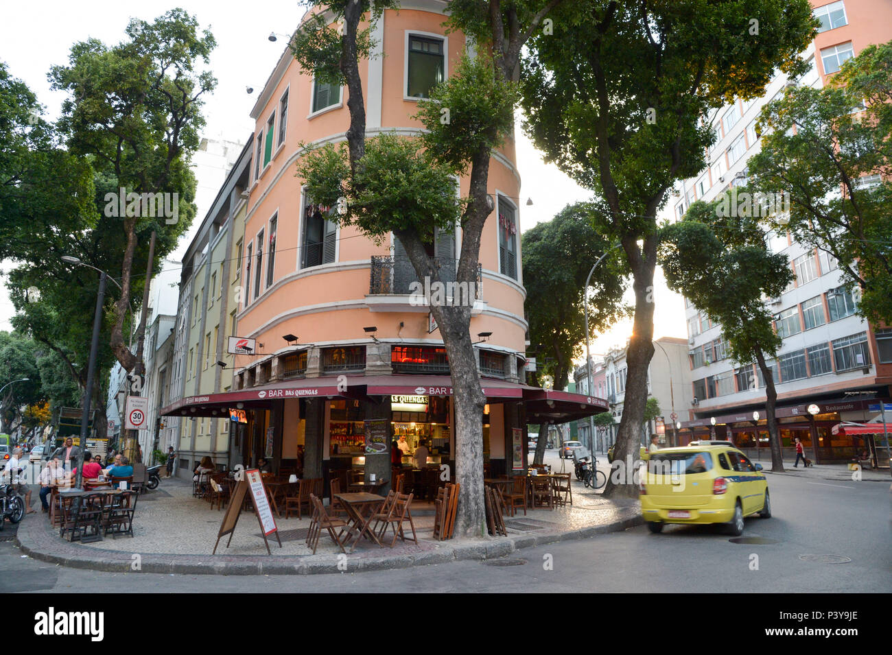 Bar das Quenga, na rua Men de Sá no Bairro da Lapa, o local é reduto de boêmios da cidade. Stock Photo
