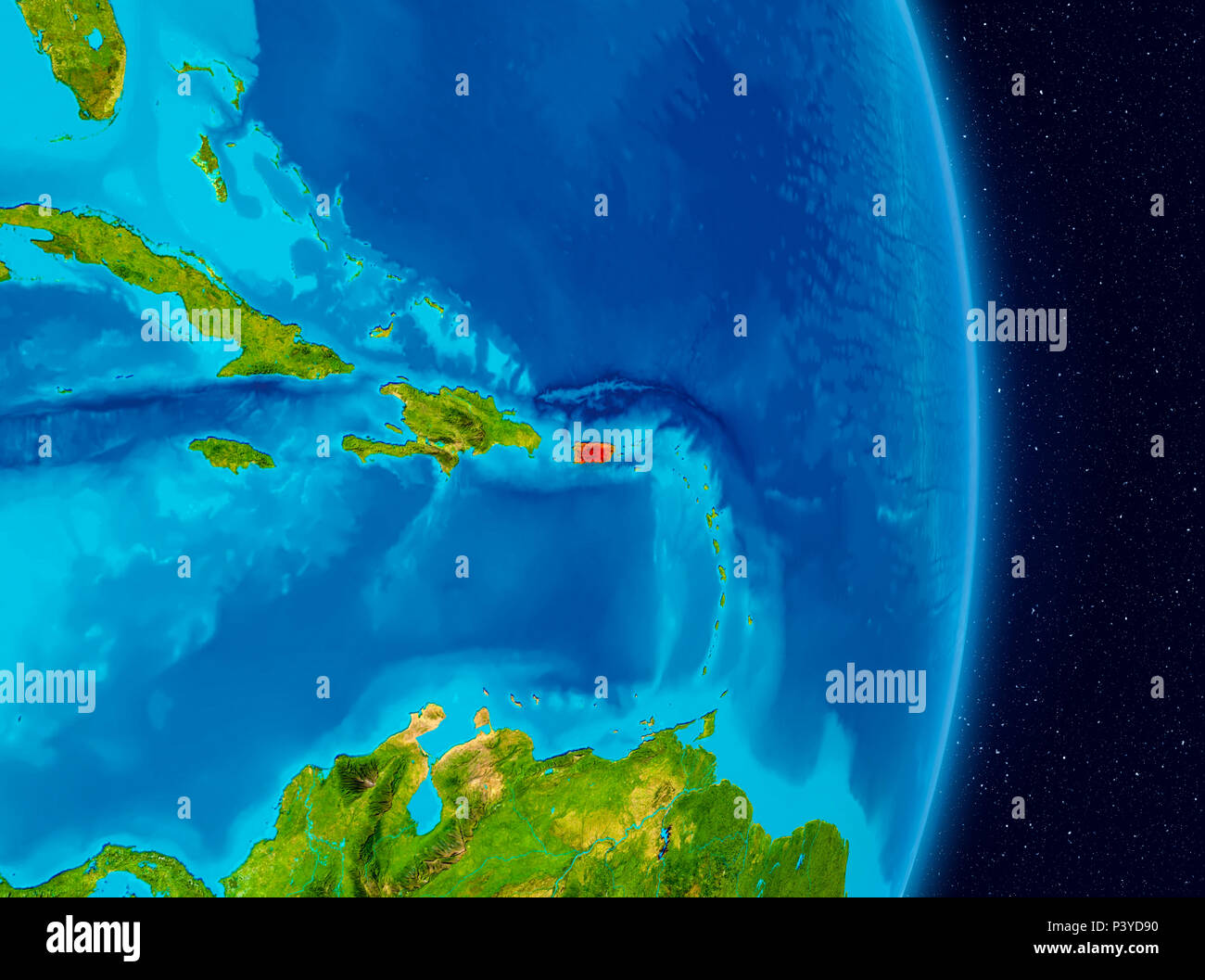 Country puerto rico map hi-res stock photography and images - Alamy