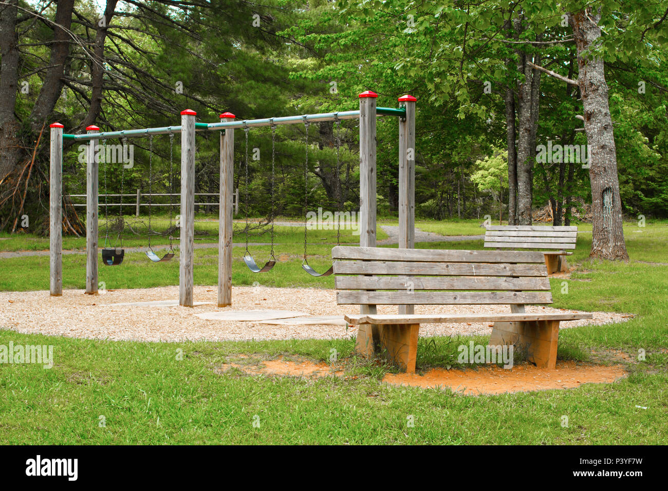 natural swing set