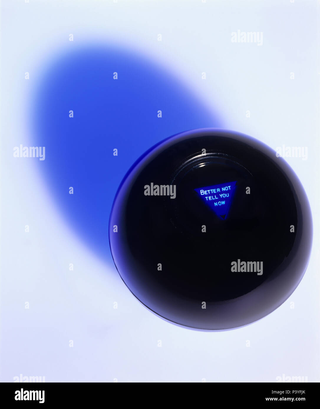 The classic and original Magic Eight Ball toy or game Stock Photo