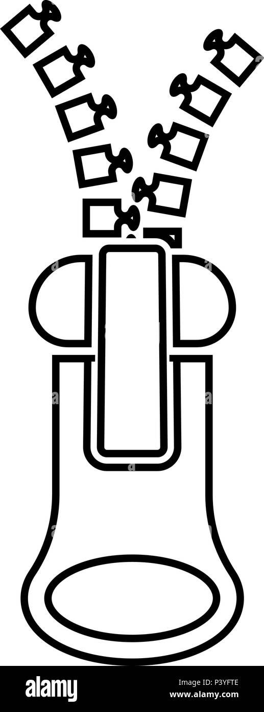 Tailor zipper icon black color vector I flat style simple image Stock Vector Image & Art Alamy