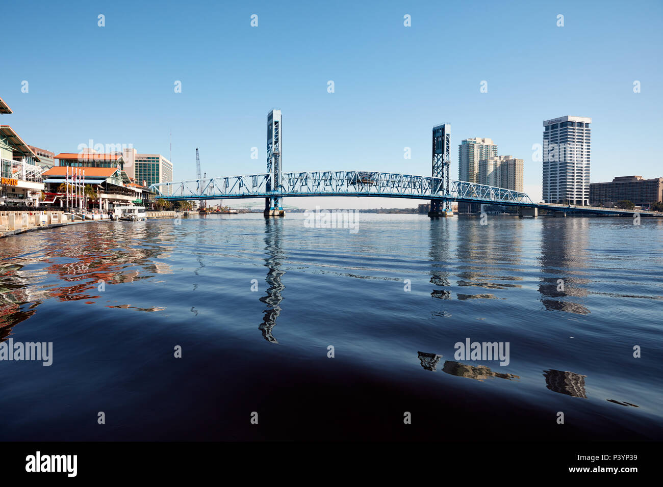 Main Street Bridge, Downtown Jacksonville, Florida Stock Photo Alamy