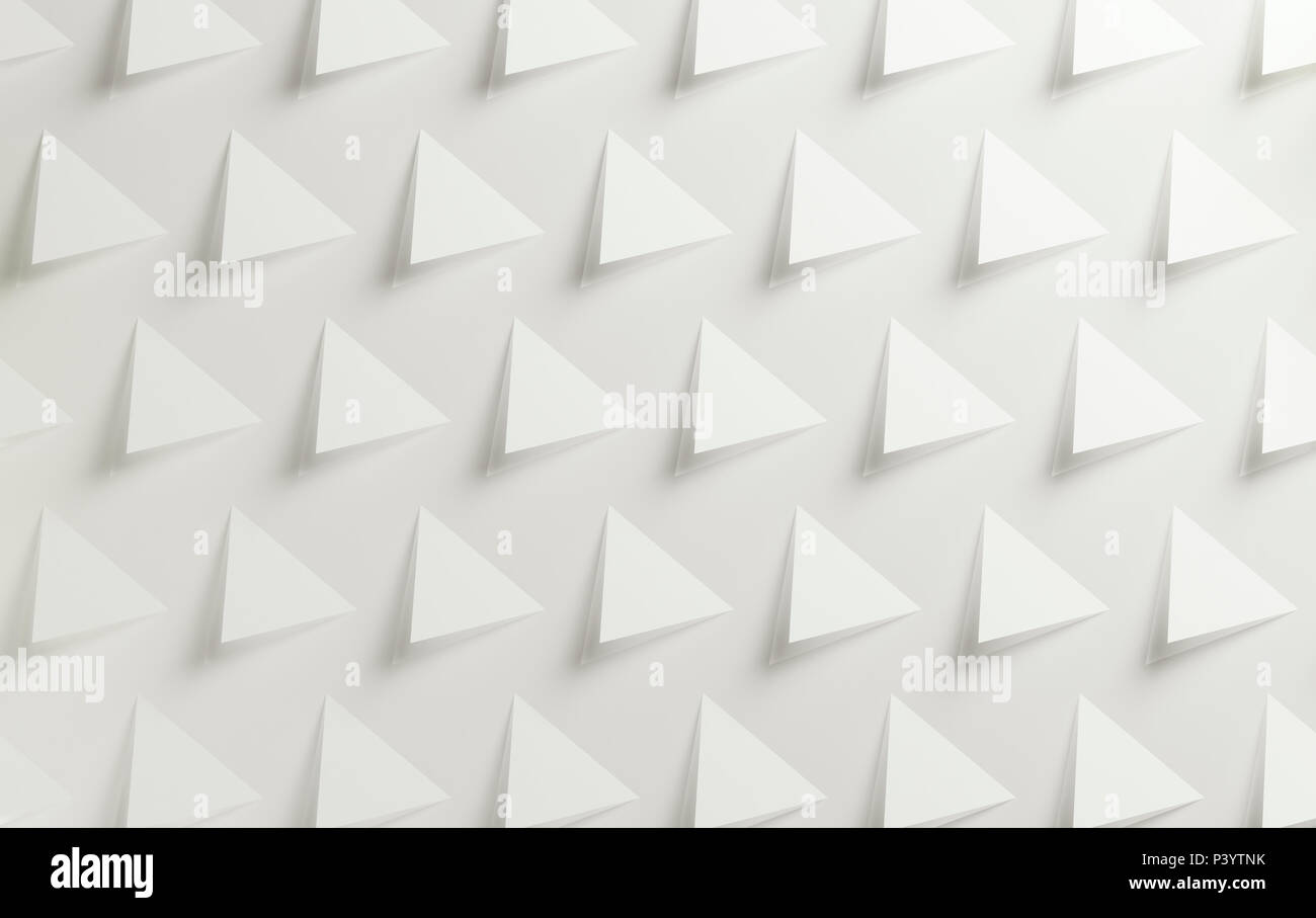 White triangular textured background Stock Photo - Alamy