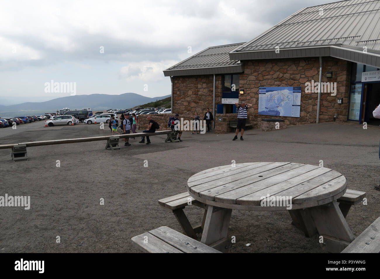 Aviemore ski area in summer Stock Photo Alamy