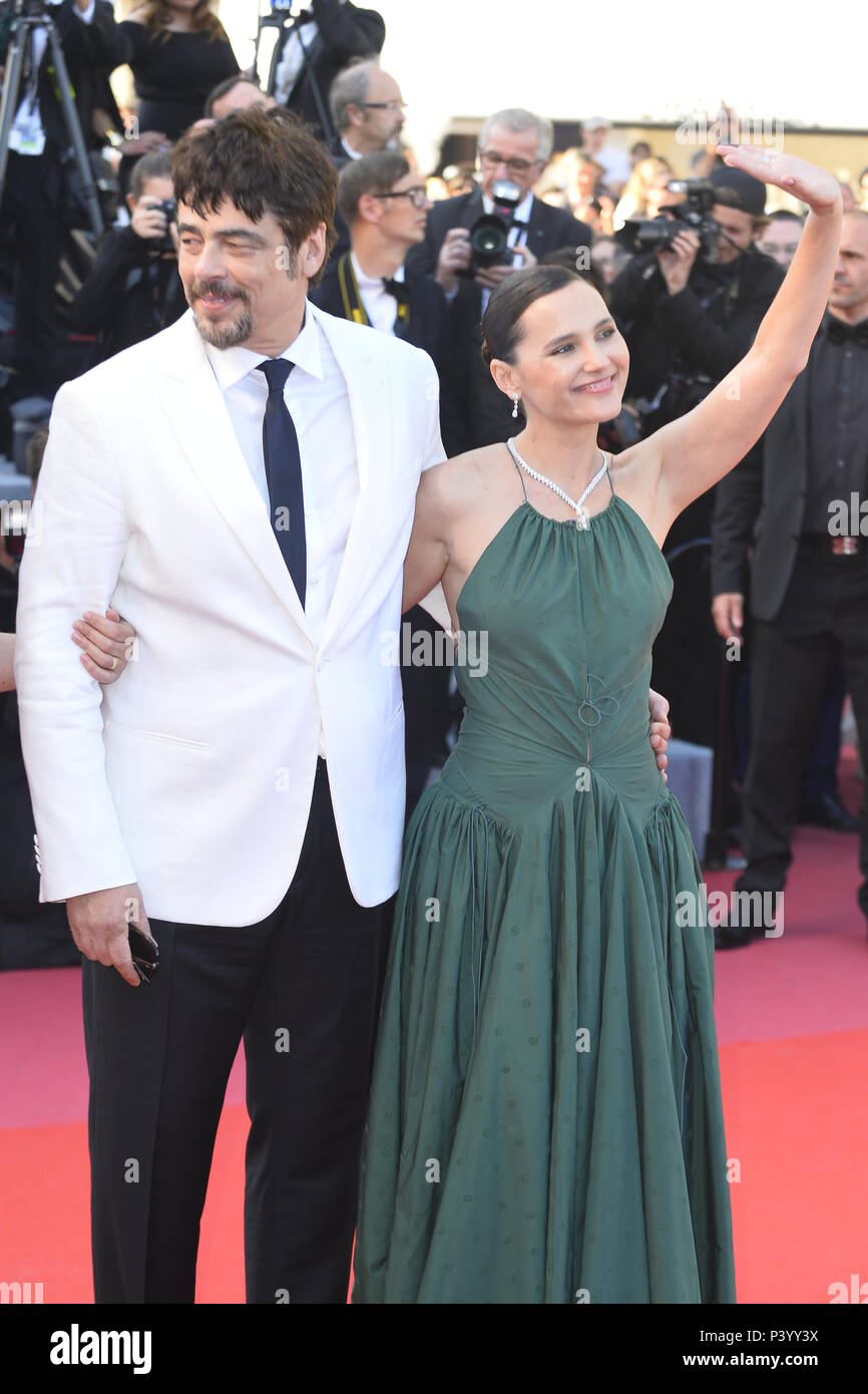 71st Annual Cannes Film Festival Closing Ceremony Featuring Benicio Del Toro Kimberly Stewart Where Cannes France When 19 May 2018 Credit Euan Cherry Wenn Stock Photo Alamy