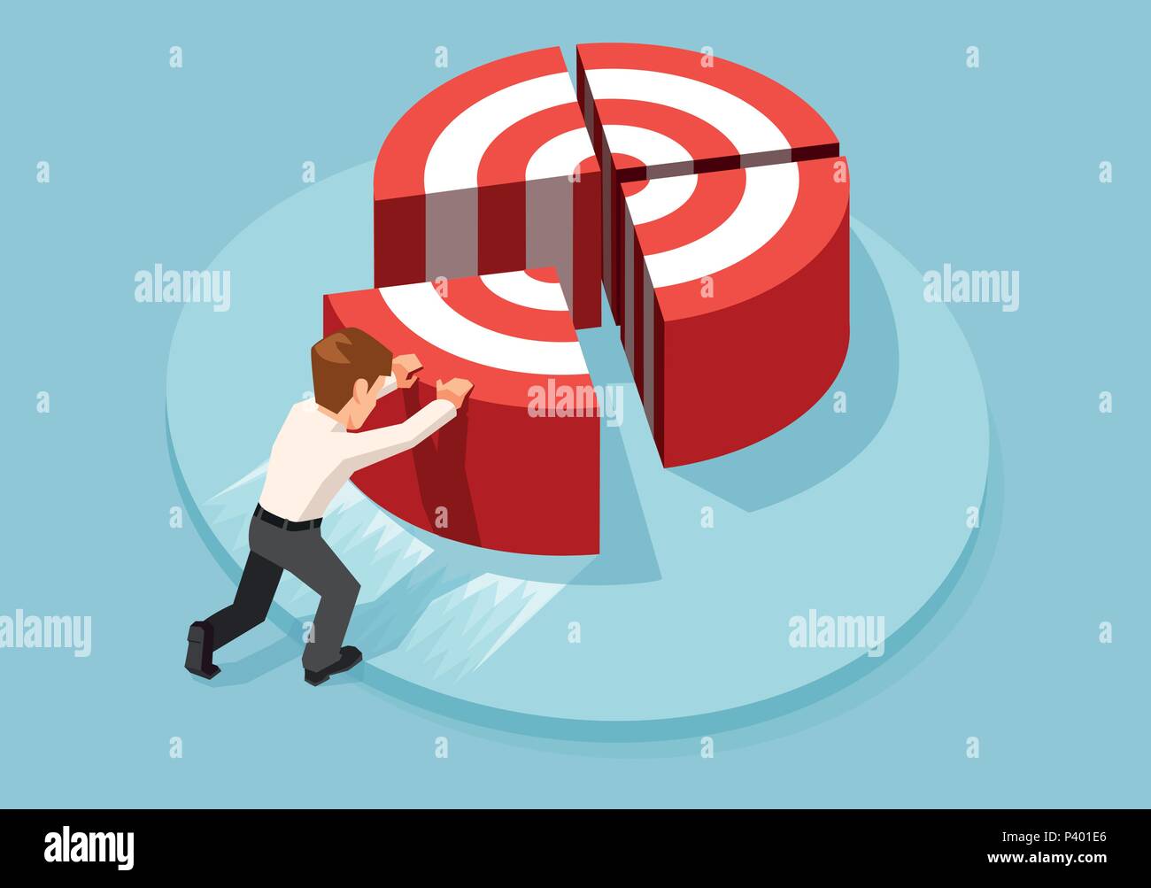 Hard work target vector icon hires stock photography and images Alamy