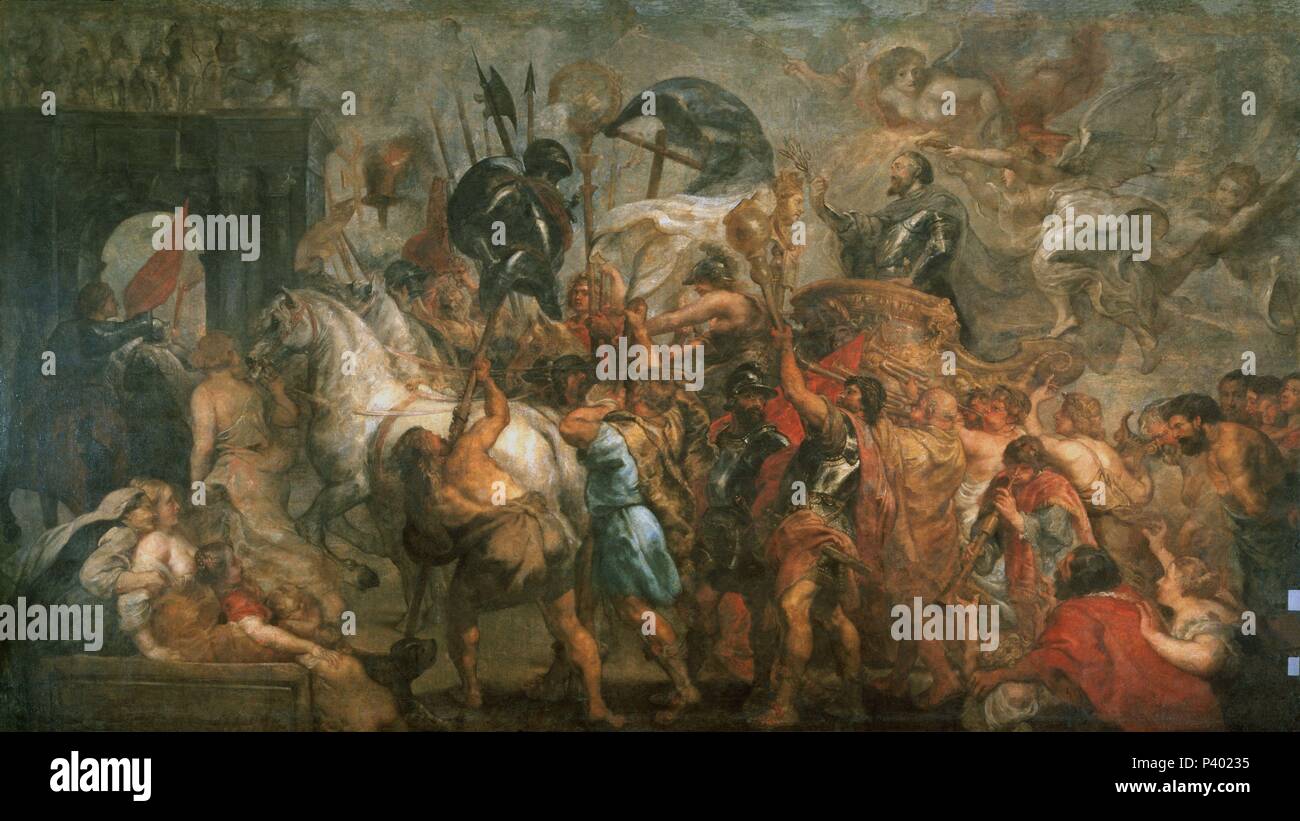 ENTRADA TRIUNFAL DE ENRIQUE IV DE FRANCIA EN PARIS (FUE ENRIQUE III DE