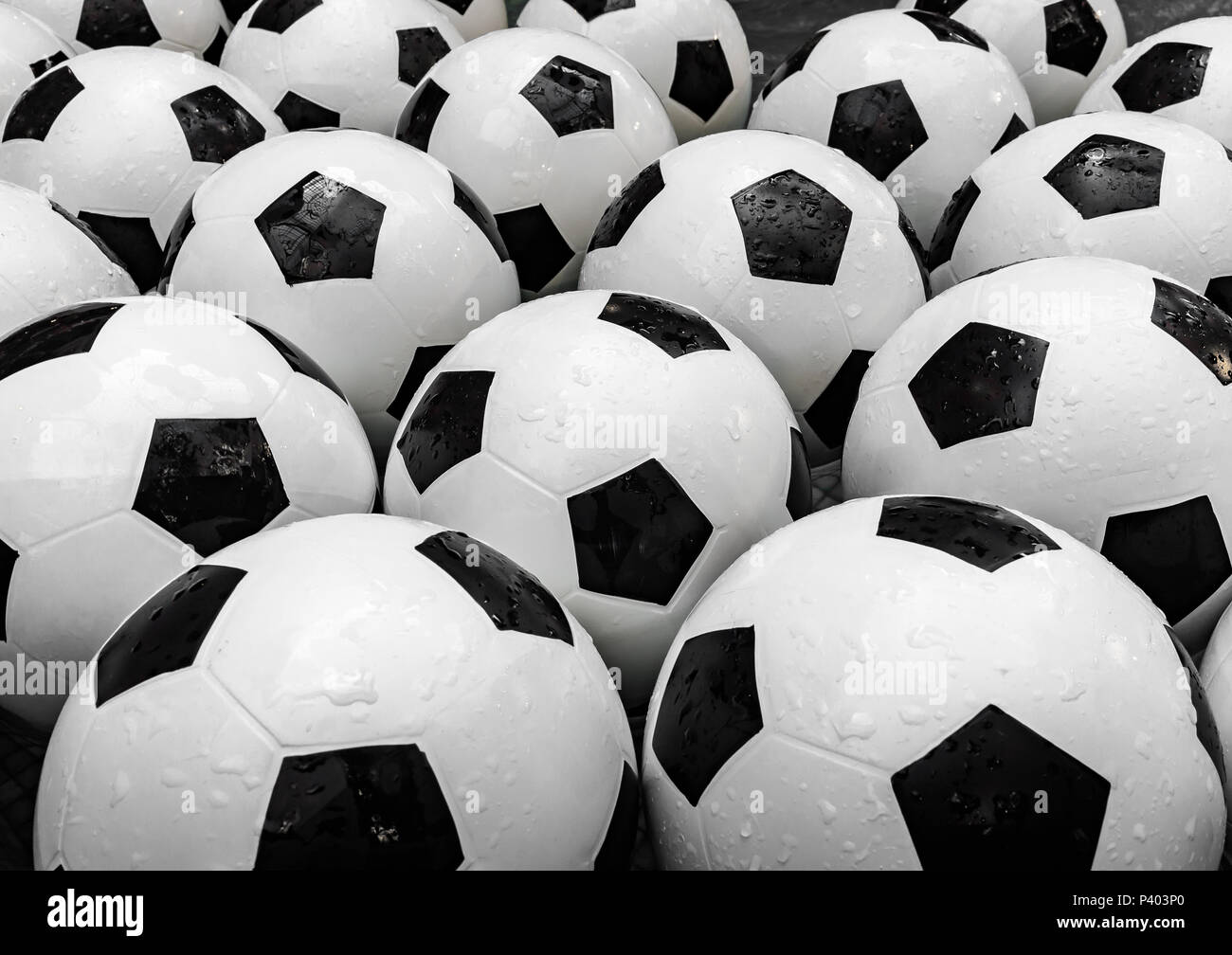 Why Are Soccer Balls Black And White