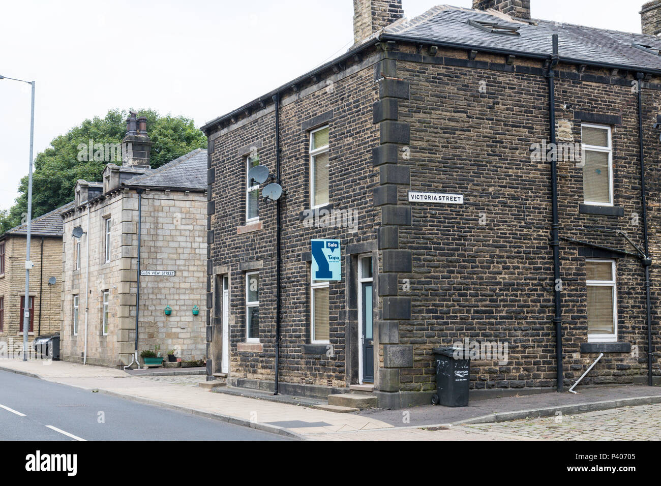Traditional Housing in the Calder Valley, near Todmorden, West