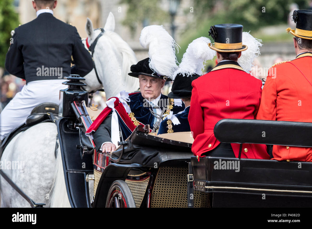 Windsor Castle, UK. 18 June 2018 - His Royal Highness Prince William ...