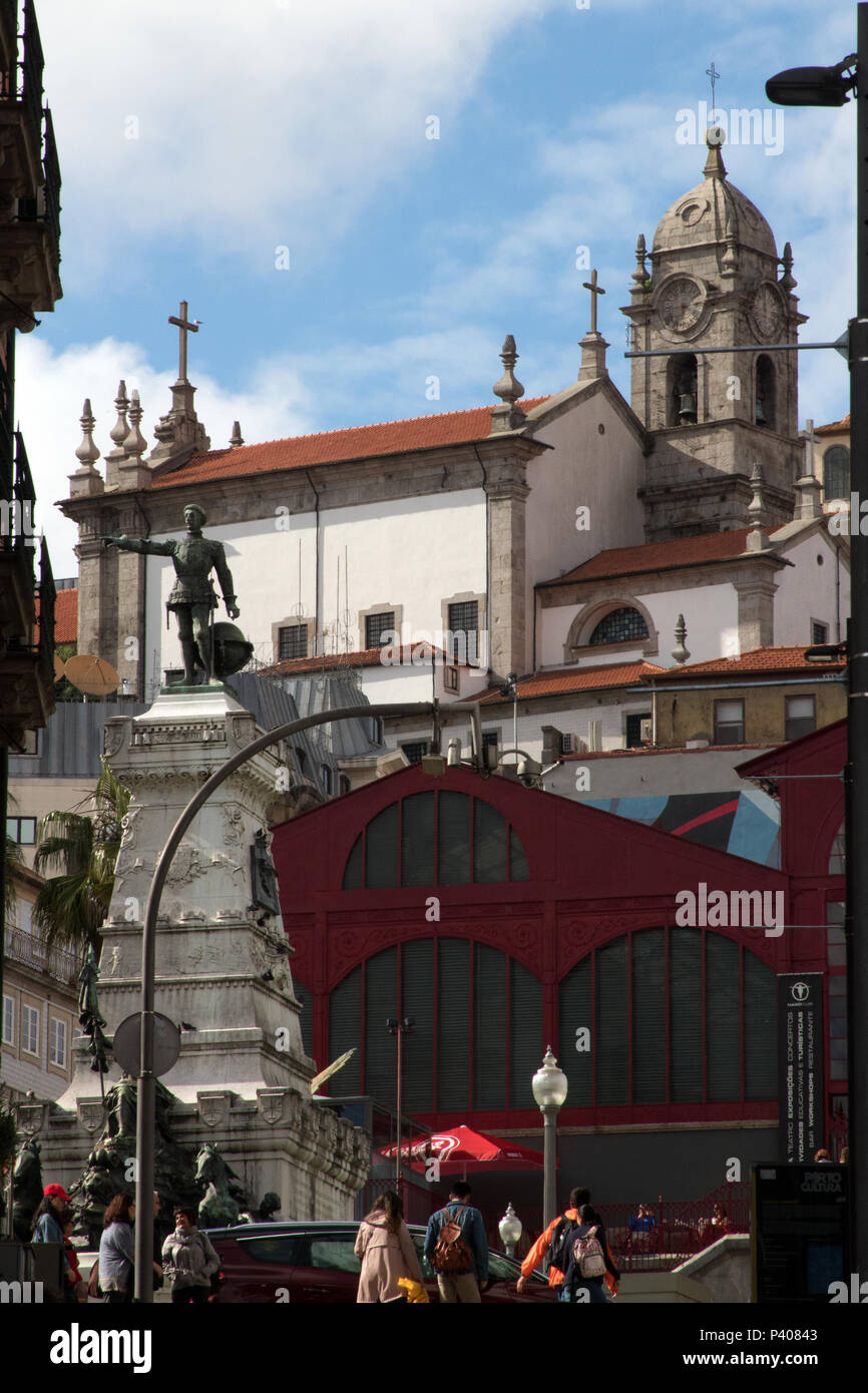 The Mercado Ferreira Borges market Porto, Portugal Stock Photo - Alamy